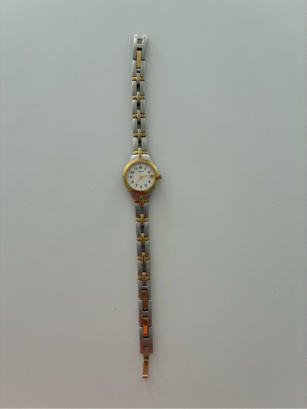 Fossil Two-Tone Women’s Bracelet Watch in Gold and Silver